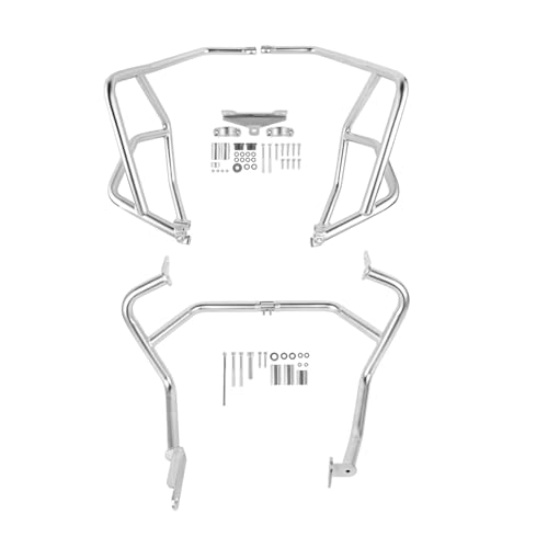 Barre protection moteur TRK702 évite les dégâts de chute, pare-choc supérieur inférieur moto