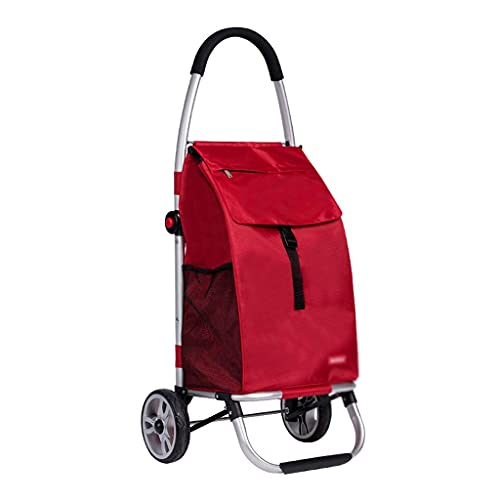 Z-SEAT Aluminiumlegierung Zusammenklappbarer Einkaufstrolley Tragbarer Haushaltstrolley 40L Große Kapazität Wasserdicht…