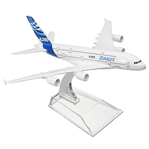 SCHUBERT only for Display Diecast Aeroplane Scale Model Size -16 cm X 14 cm (Airbus A380),multicolor