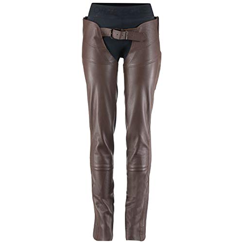 Chaps en cuir Blake Horze marron XXL pour mollet large
