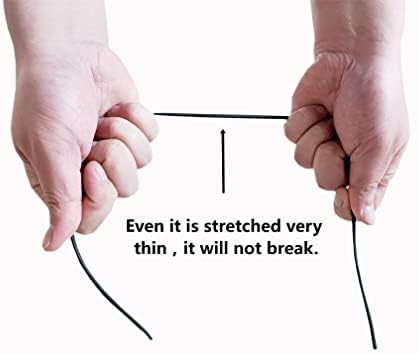 FLYZZZ Screen Spline 0.125" (1/8"), 100 ft | for Narrow Grooves ONLY | NOT for All Standard Windows (See Guide in Image #2)