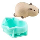 Capybara - in silicone per cioccolato, antiaderente, flessibile, per creare caramelle, yogurt, snack, mousse, da forno in silicone resistente al calore, per candele al cioccolato