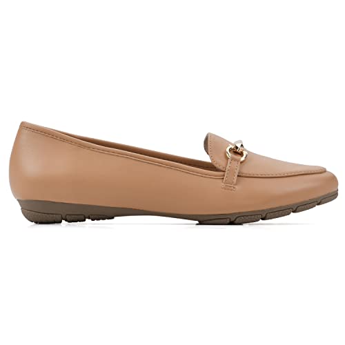 Image of CLIFFS BY WHITE MOUNTAIN Women's Glowing Cushioned Loafer Flat
