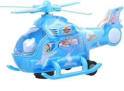 TEMSON Musical Fighter Helicopter with LED Lights & Music for Kids