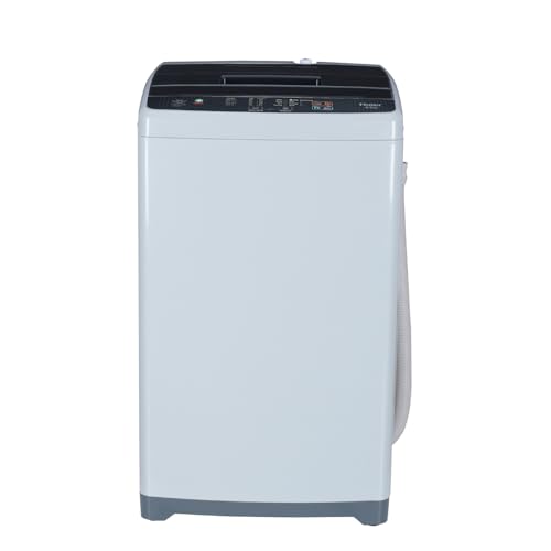 Haier 6 kg 5 Star Oceanus Wave Drum Washing Machine Fully Automatic Top Load (HWM60-AEN, Moonlight Silver)