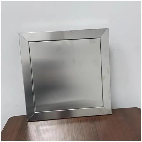 Universal Stainless Steel Access Panel - 14x14in Drywall Access Door with Touch Latch - Ideal for Kitchen, Bathroom & Plumbing Access - Durable, Easy Install, Multiple
