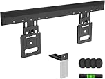 Ultra Slim TV Wall Bracket - IMtKotW TV Mount for 37-80 inch TVs, Max. 75 kg, TV Wall Bracket Max. VESA 600x400, Universal Compatibility, Distance From Wall Only 0.95 cm