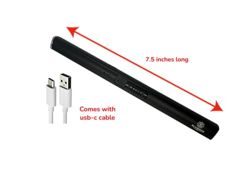Encendedor eléctrico recargable USB-C negro miniatura 7