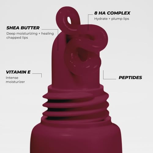 Vitamasques Peptide Lip Balm for Dry Cracked Lips, Moisturising & Hydrating Tinted Lip Balm, Korean Lip Mask Plumping Lip Treatment for Dry Lips - Berry Jam, Made in Korea, 0.33 fl oz - Image 2