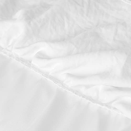 3 Tiered Ruffled Crib Skirt Baby Girl Nursery Bedding Dust Ruffle (3 Tiered White)… #TOP6