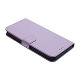 Ymyhyuxi Leather Flip Cases for Blackview Wave 6C Case Business Cover Card Wallet Phone Solid Color Three Card Slot Covers (Purple) - Image 9