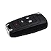 Kepdul Car Remote Keyless Entry Replacement for Chevy Key Fob Shell Fits for Chevrolet Equinox Cruze Camaro Malibu Impala Sonic (3+1 Buttons)