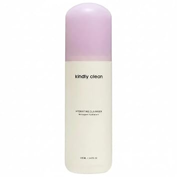 Kindly Clean Hydrating and Soothing Foaming Gel Cleanser - Gentle Face Wash with Hyaluronic Acid, Niacinamide & Ceramides - Fragrance-Free & Sulfate-Free for Sensitive Skin - 3.4 oz