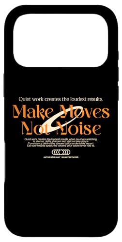 Make Moves - Urban Typography Streetwear Coque pour iPhone 17 Pro Max