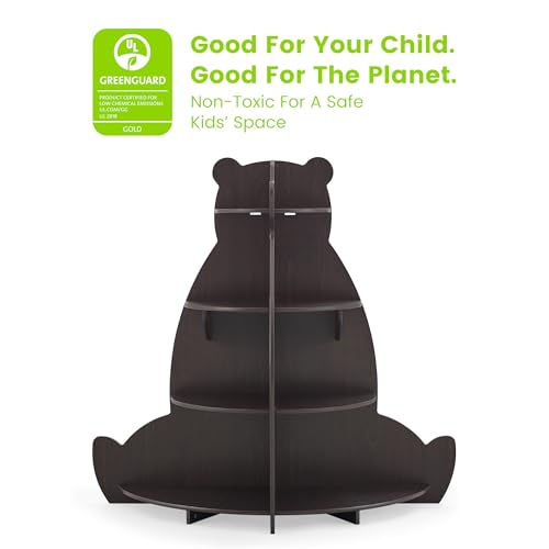 Delta Children Bear Bookcase - Greenguard Gold Certified, Crafted Walnut by Delta Children - Image 5