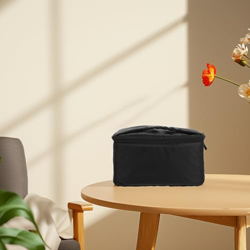 Bolsa para cámara DSLR STOBAZA acolchada con espacio para dos lentes negra 4