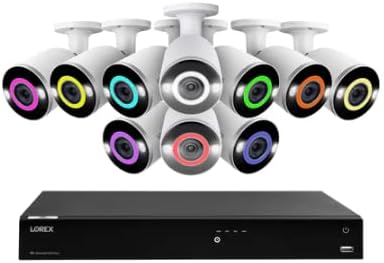 Lorex NVR system with 16-channel 4K cameras