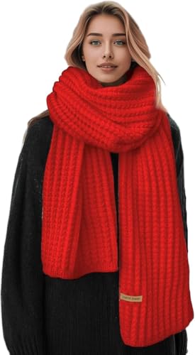Boaisdus Women Winter Chunky Knit Scarf Knit...