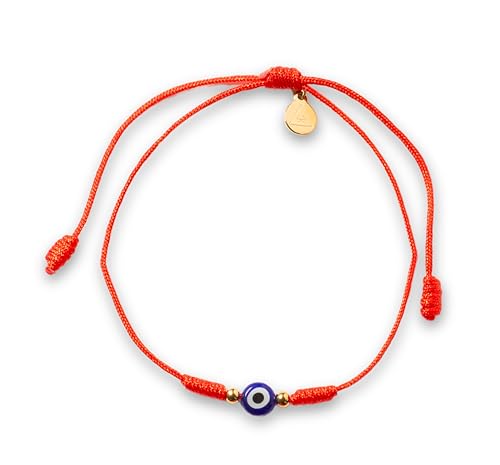 Evil Eye Bracelet – Handmade Adjustable Red String Protection Bracelet – Good Luck Tibetan Buddha Kabbalah Amulet – Red String of Fate for Women & Men – Spiritual Jewelry for Positive Energy