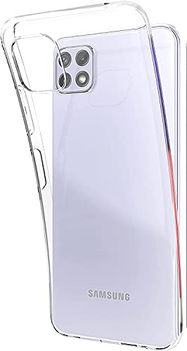 Captor Cover Trasparente per Samsung Galaxy A22 5G(Non per 4G), Custodia TPU in Silicone Flessibile Morbida, Protezione di Alta Qualità con Bordo Rialzato per Schermo e Fotocamera