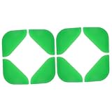 Toyvian 8 pièces Protège-coin de Planche à Découper Vert Couvre-plateau de Décongéla...
