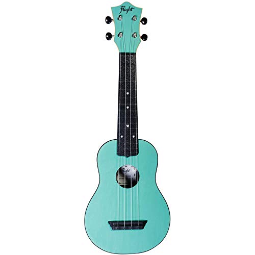 Flight, 4-String Travel Series Soprano Ukulele, Light Blue (TUS-35LB) - Les Beatles, Paul McCartney, John Lennon, RIngo Starr, George Harrison Flight, 4-String Travel Series Soprano Ukulele, Light Blue (TUS-35LB) – Image 4