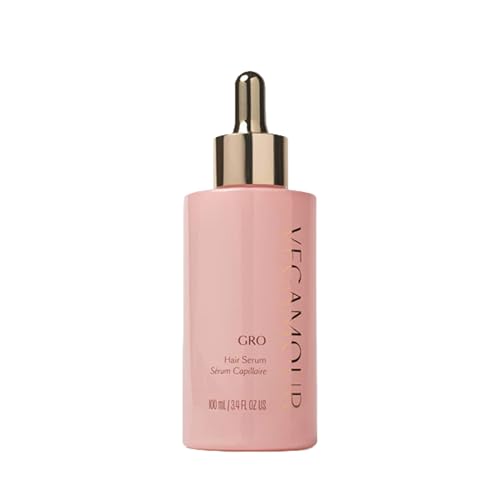 VEGAMOUR GRO Hair Serum – Plant-Based Scalp Tonic for Fuller-Looking Hair, 3.4oz
