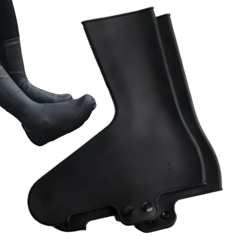 Genérico Cycling Overshoes Pair, Protective Windproof Silicone, Bike Riding Boot, Riding Boot Protector, Cold Weather Gear, Mountain Road Covers, Outdoor Sports Accessory for Cold Weather, multicolor