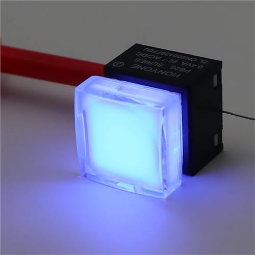 Pulsador LED Azul 15x15mm PB26-13M Conmutador Momentáneo SPDT PCB