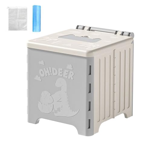 Biniveil Baño Portátil para Camping, WC Plegable para Exteriores y Camping, Vaso Sanitario con Bolsa de Transporte para Niños, Adultos, Exteriores, Autocaravana, Playa, Senderismo