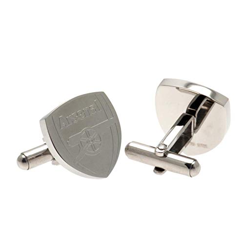 Boutons de manchette Arsenal FC le cadeau idéal argenté en taille unique