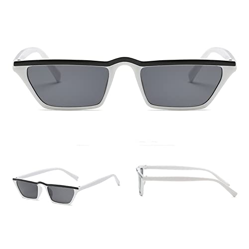 Women Sun Glasses Flat Top Sunglasses Frame Shades Vintage Black Red Eyewear