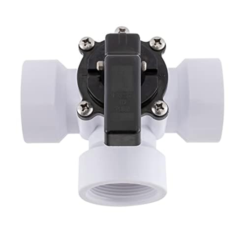 NEIQIUWING Válvula de conversión para piscina – 1 1/2 pulgadas – Válvula deslizante de 3 vías para piscinas y jacuzzis