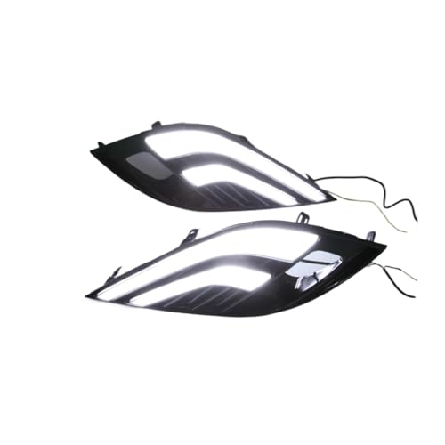 XCZPRKMXY LED DRL Daytime Running Light Front Bumper Fog Lamps Assembly W/Turn Signal Accessories Compatible With Toyota Camry 2018 2019 2020