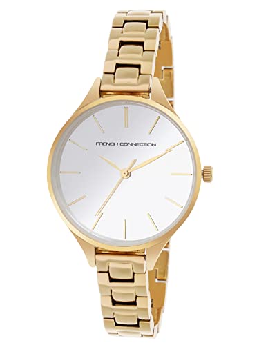 French Connection Analog Silver Dial Womens Watch-FCS003B (B0B2K4QWFD) Amazon Price History, Amazon Price Tracker