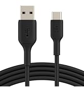 Belkin BoostCharge USB-C to USB-A Cable (1M/3.3ft) for iPhone 16, iPhone 16 Pro, iPhone 16 Pro Ma...