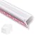 Collapsible Shower Threshold Water Dam, Ldeal for Wheelchair Accessible, Accessibility or ADA Showers Include End cups (66 INCH)