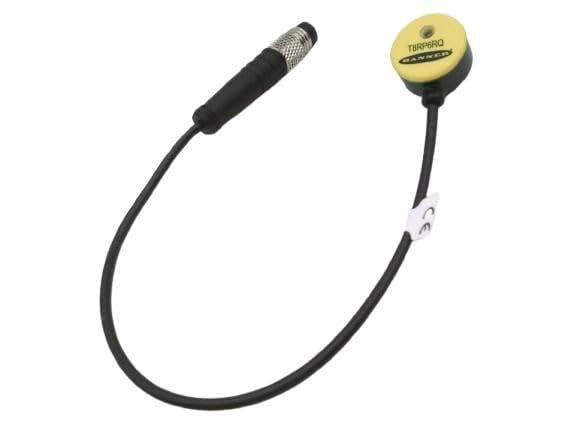BANNER ENGINEERING T8RP6RQ (66670), 10-30 VDC Input, 2 Meter Range, Barrel-Mount, Dark Operation, IP67 Enclosure, OPPOSED Mode, PHOTOELECTRIC Sensor, PICO-Style Pigtail QD Connector, PNP - Output, T8