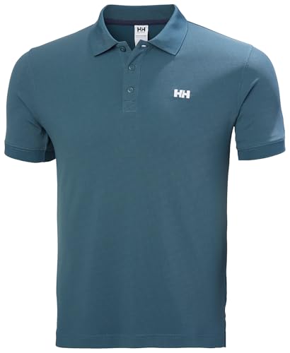 Helly Hansen Hombres Driftline Polo, Azul Marino Lavado, L