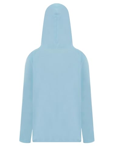 Jugaoge Kids UPF 50+ Sun Protection Sun Shirts Lightweight Zipper Hiking Shirts Athletic Hoodie for Outdoor2