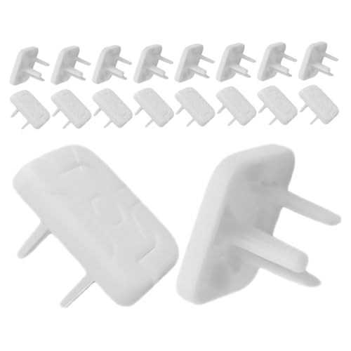 KOMBIUDA 60Pcs Safety Outlet Covers Plug Covers for Electrical Outlets Stealthy Design Socket Protectors Quick Installation Durable Construction for Home Safety
