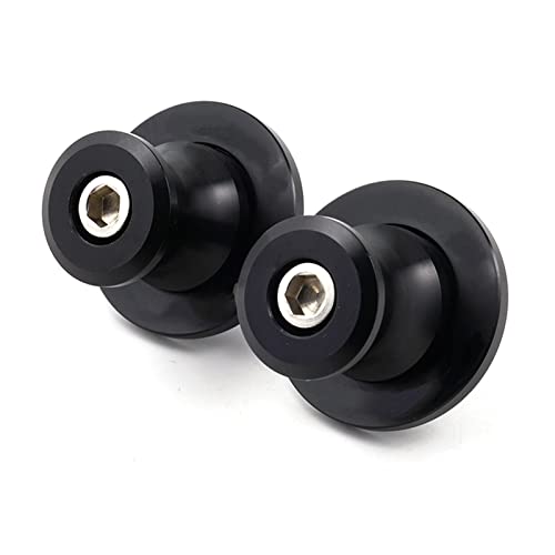 Bobines curseur de bras oscillant 10mm noires pour moto Kawasaki Ninja