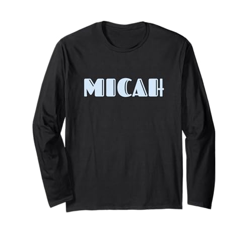 First Name Micah Vintage Art Deco Light Blue/Lavender Font ����T�V���c