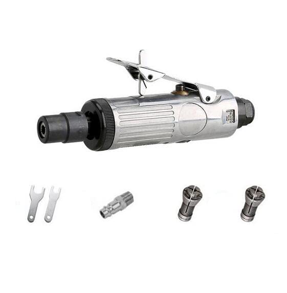 Jieotwice Air Die Grinder Pneumatic Grinding Machine Wind Mill Tyre Repair Tool 25000RPM 2.8CFM 90psi WG-201
