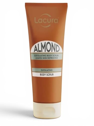 Image of Almond Exfoliating body scrub- Leaves skin refreshed-200ml-Tube