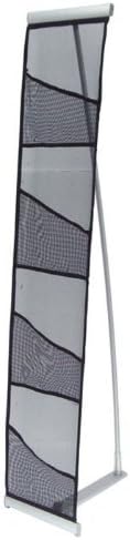 Fantastic Displays4 Pocket Portable Display Literature Rack Brochure Holder for Office and Trade Shows