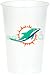Creative Converting 8 Count Miami Dolphins Printed Plastic Cups