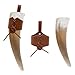 Ancient Period Horn Shield PU Leather Fashioned Role Play Gear Genuine Medieval Design Costume Accessory Outdoor Role Play Eq