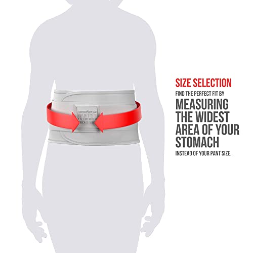 Sports Research® Sweet Sweat Waist Trimmer - Premium Sweat Enhancing Fitness Belt for Women & Men - 5 Adjustable Sizes4