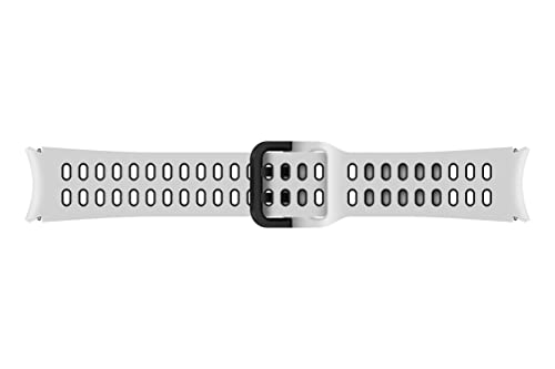Image of Samsung Galaxy Watch4 Classic Extreme Sport Watch Band for Men and Women, Breathable, High Performance Silicone, Small /Medium, Black /White
